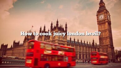 How to cook juicy london broil?