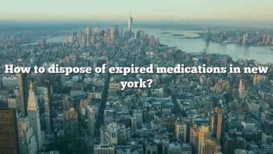 How to dispose of expired medications in new york?