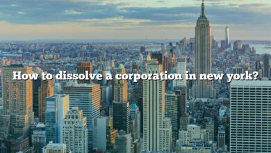 How to dissolve a corporation in new york?