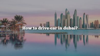 How to drive car in dubai?