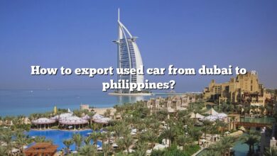 How to export used car from dubai to philippines?