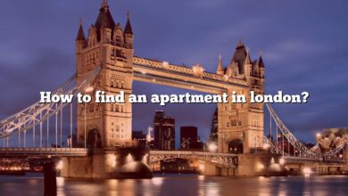 How to find an apartment in london?