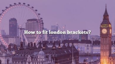 How to fit london brackets?