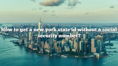 How to get a new york state id without a social security number?