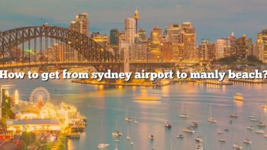 How to get from sydney airport to manly beach?