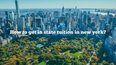 How to get in state tuition in new york?