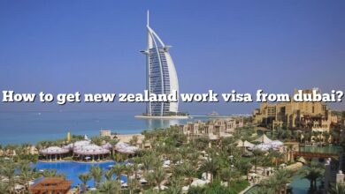 How to get new zealand work visa from dubai?
