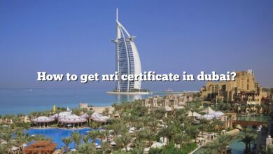 How to get nri certificate in dubai?