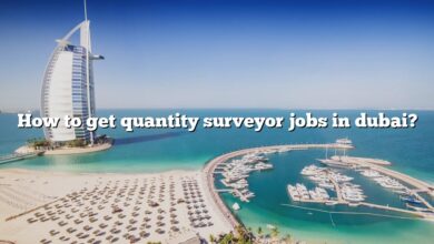 How to get quantity surveyor jobs in dubai?
