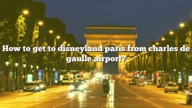 How to get to disneyland paris from charles de gaulle airport?