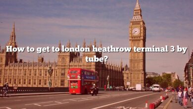 How to get to london heathrow terminal 3 by tube?