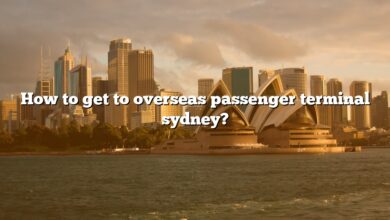 How to get to overseas passenger terminal sydney?