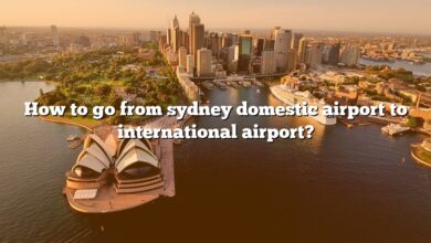 How to go from sydney domestic airport to international airport?