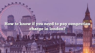 How to know if you need to pay congestion charge in london?