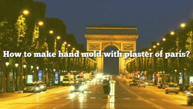 How to make hand mold with plaster of paris?
