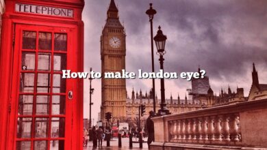 How to make london eye?