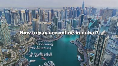 How to pay oec online in dubai?