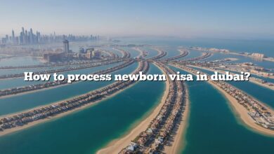 How to process newborn visa in dubai?