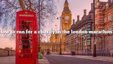 How to run for a charity in the london marathon?