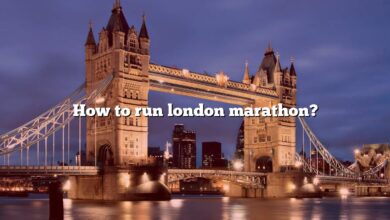 How to run london marathon?