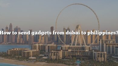 How to send gadgets from dubai to philippines?