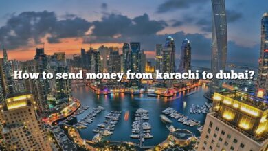 How to send money from karachi to dubai?