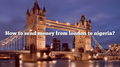 How to send money from london to nigeria?