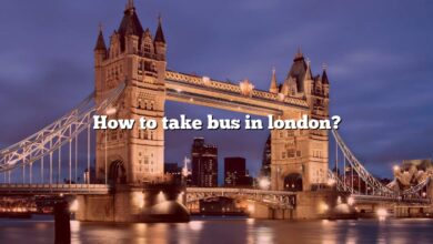 How to take bus in london?