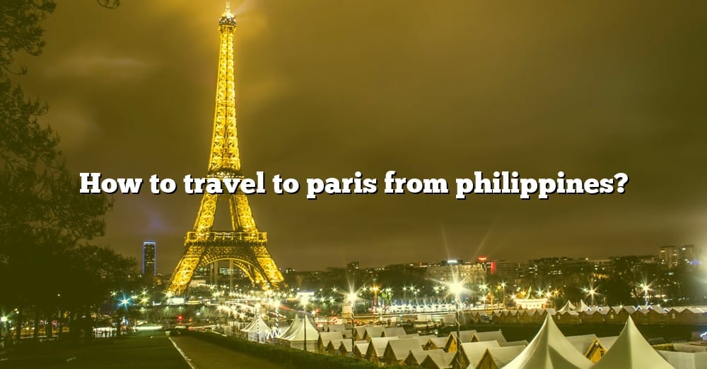 travel to paris from philippines