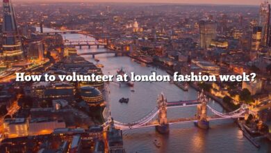 How to volunteer at london fashion week?