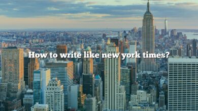 How to write like new york times?