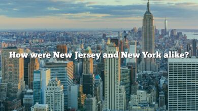 How were New Jersey and New York alike?