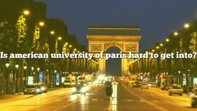 Is american university of paris hard to get into?