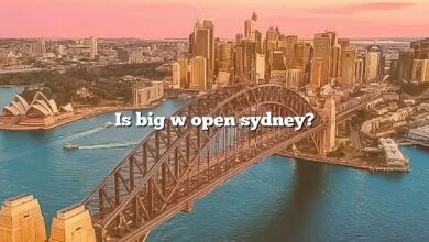 Is big w open sydney?