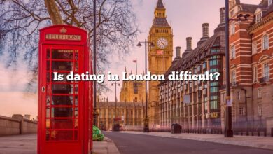 Is dating in London difficult?