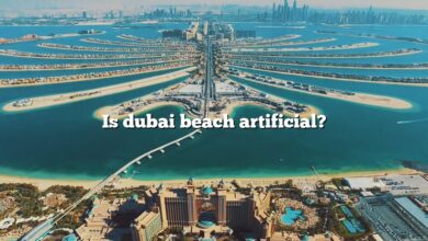 Is dubai beach artificial?