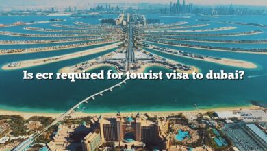 Is ecr required for tourist visa to dubai?