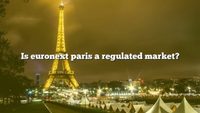 Is euronext paris a regulated market?