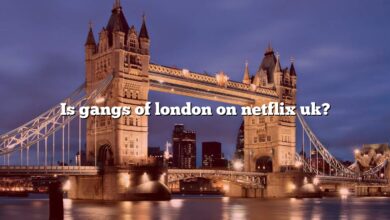 Is gangs of london on netflix uk?