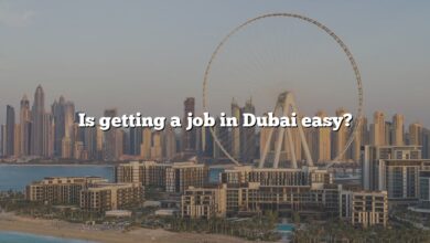 Is getting a job in Dubai easy?