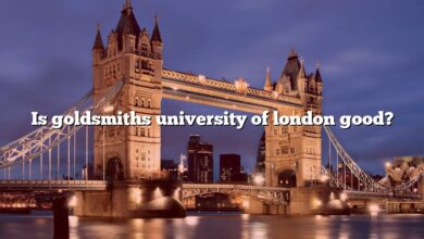 Is goldsmiths university of london good?