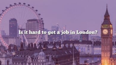 Is it hard to get a job in London?