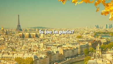 Is joe in paris?
