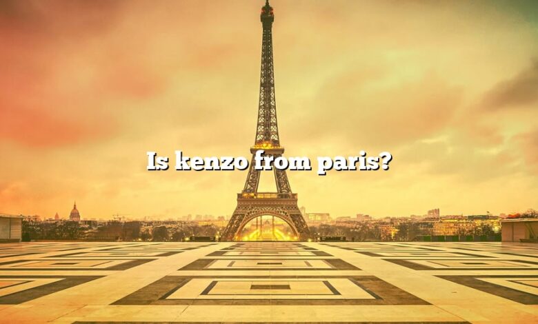 Is kenzo from paris?