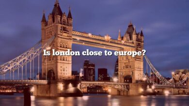 Is london close to europe?