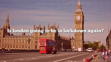Is london going to be in lockdown again?
