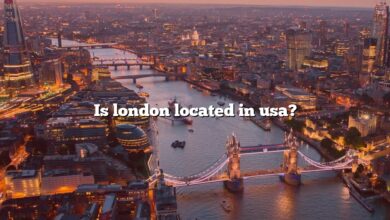 Is london located in usa?