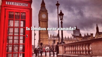 Is london near canada?
