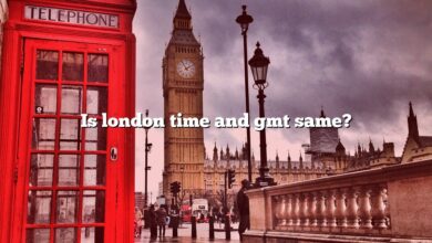 Is london time and gmt same?