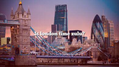 Is london time zulu?